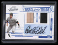 2005 Absolute Tools of the Trade Autograph Carlton Fisk Dual Bat Jersey Auto /15