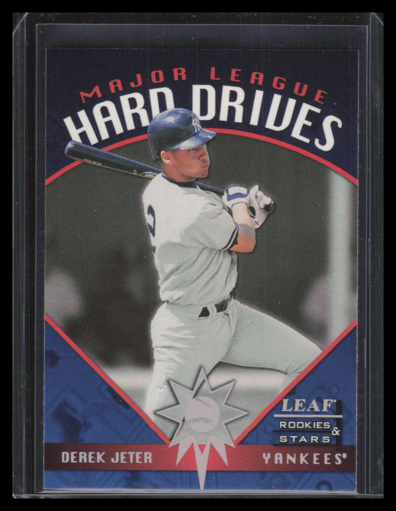 1998 Leaf Rookies and Stars Major League Hard Drives 11 Derek Jeter 1704/2500