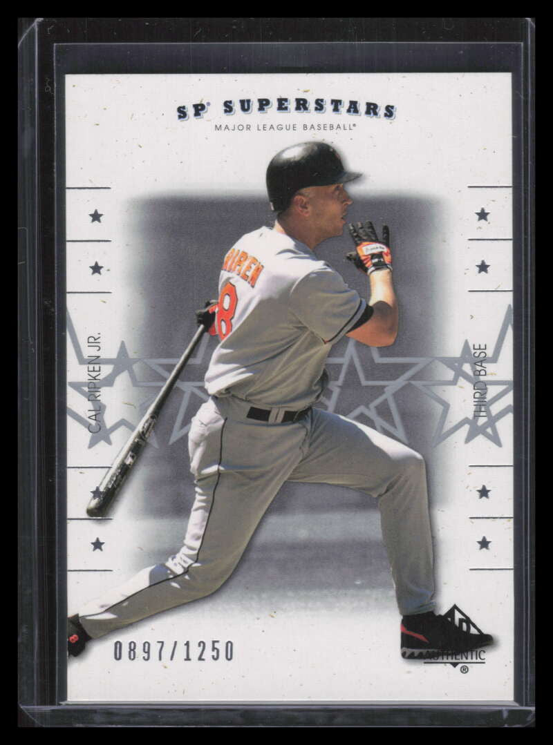 DELETE 155375 2001 SP Authentic 142 Cal Ripken Jr. SS 897/1250 SP Superstars