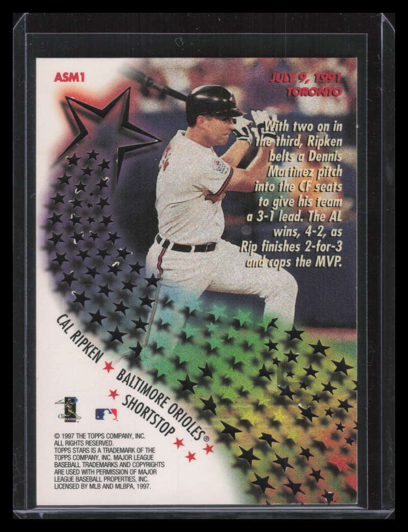 DELETE 155379 1997 Topps Stars All-Star Memories asm1 Cal Ripken Jr.