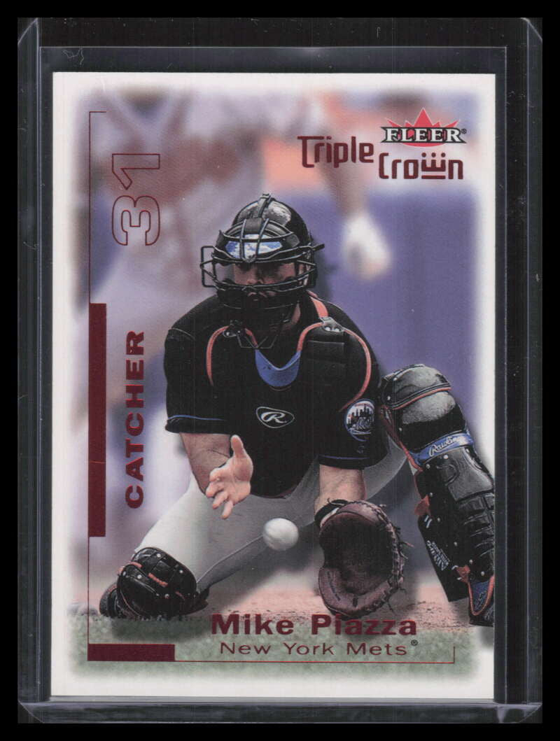 2001 Fleer Triple Crown Red 67 Mike Piazza 252/324