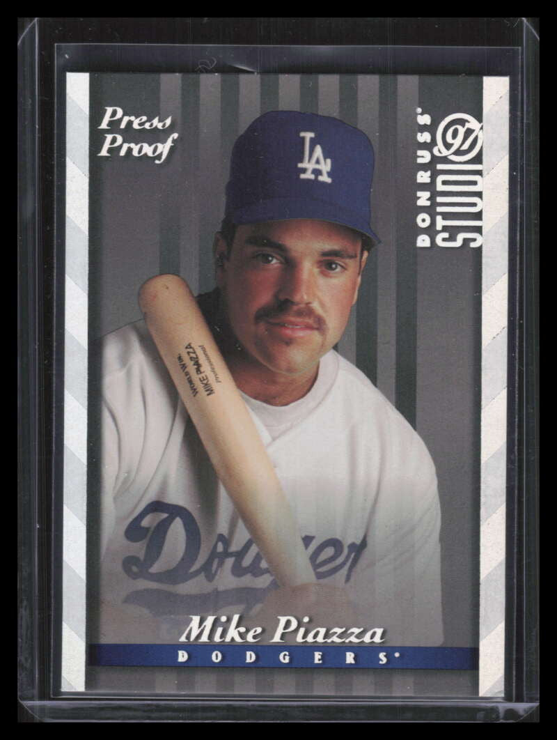 1997 Studio Silver Press Proofs 21 Mike Piazza /1500