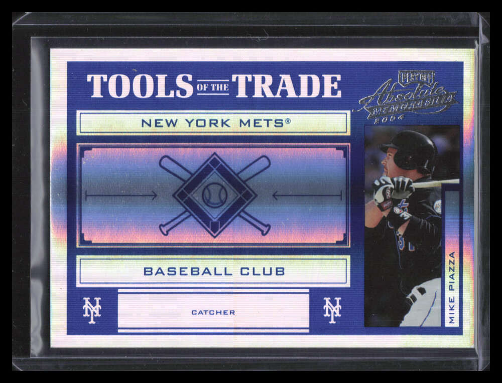 2004 Absolute Tools of the Trade Blue Spectrum tt101 Mike Piazza Mets 87/125