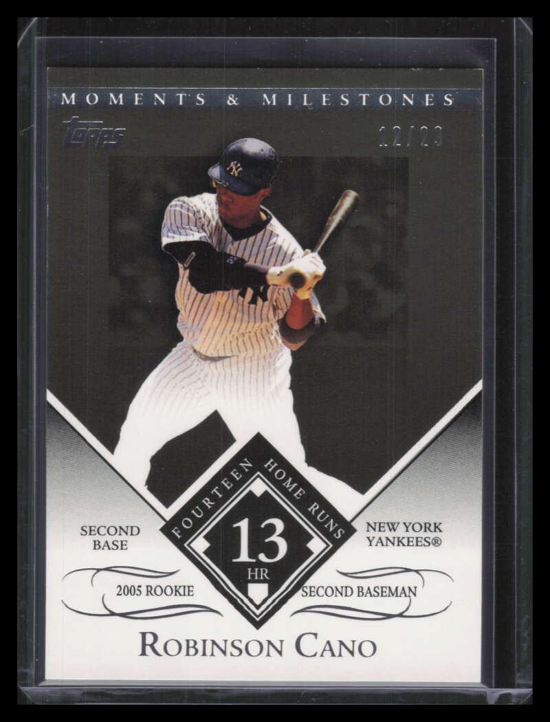 2007 Topps Moments and Milestones Black 156-13 Robinson Cano 12/29