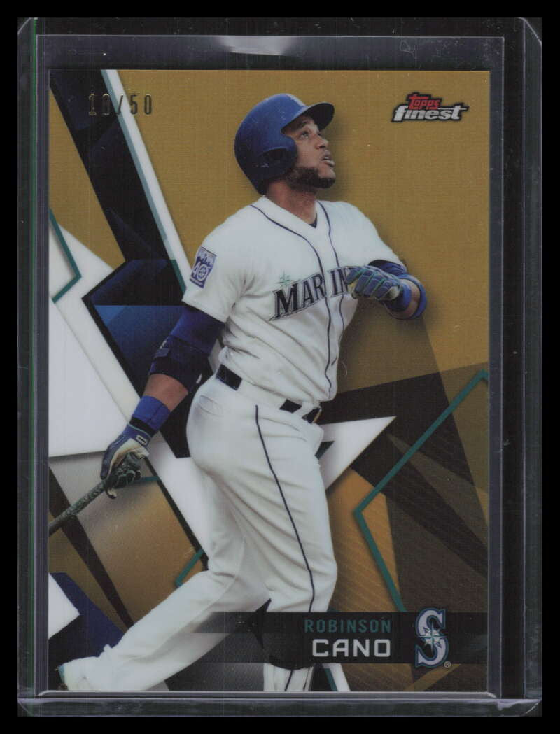 SOLD 155406 2018 Finest Gold Refractor 35 Robinson Cano 18/50