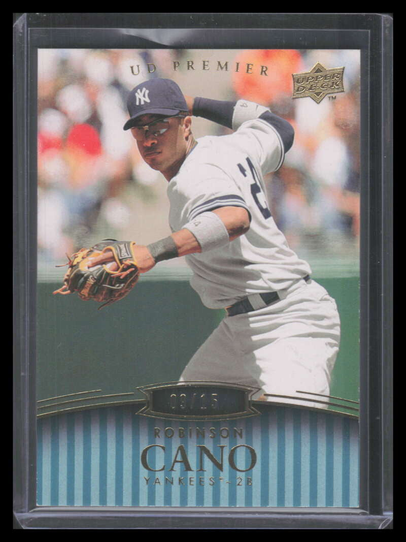2008 Upper Deck Premier Blue 113 Robinson Cano 9/15