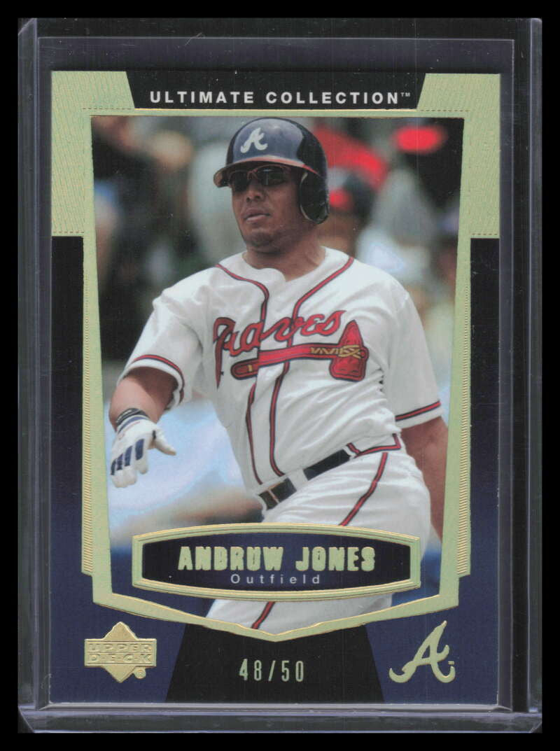 2003 Ultimate Collection Gold 34 Andruw Jones 48/50
