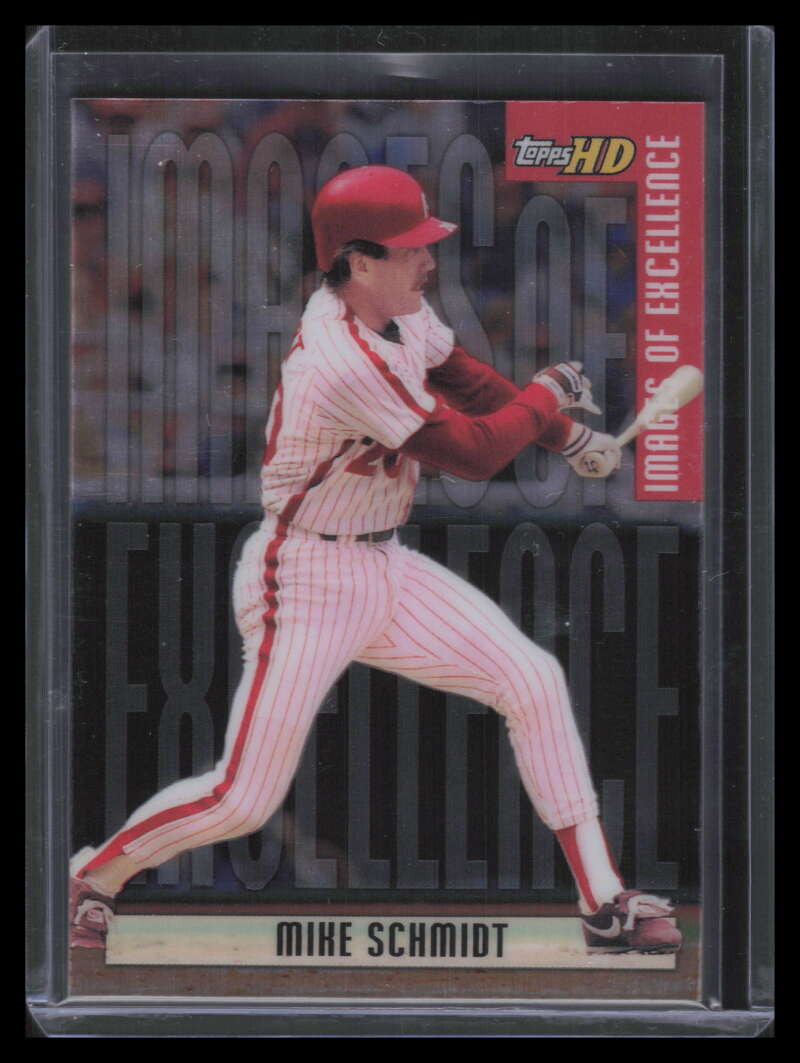 2001 Topps HD Images of Excellence Aluminum ie6 Mike Schmidt