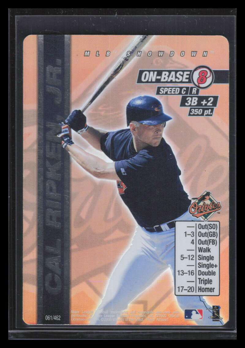 DELETE 155474 2000 MLB Showdown Unlimited 61 Cal Ripken Jr. FOIL