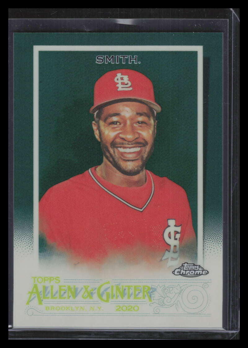 DELETE 155479 2020 Topps Allen and Ginter Chrome Green Refractor 150 Ozzie Smith 26/99