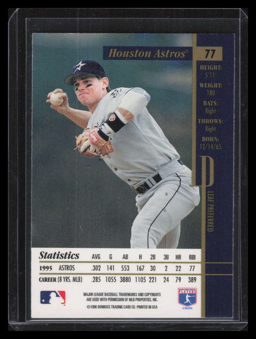 1996 Leaf Preferred Press Proofs 77 Craig Biggio /500
