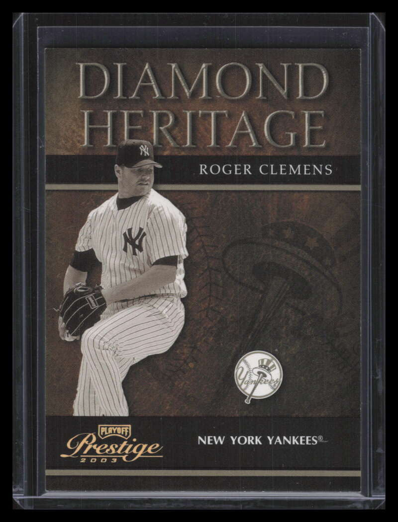 2003 Playoff Prestige Diamond Golden Heritage 8 Roger Clemens 44/50