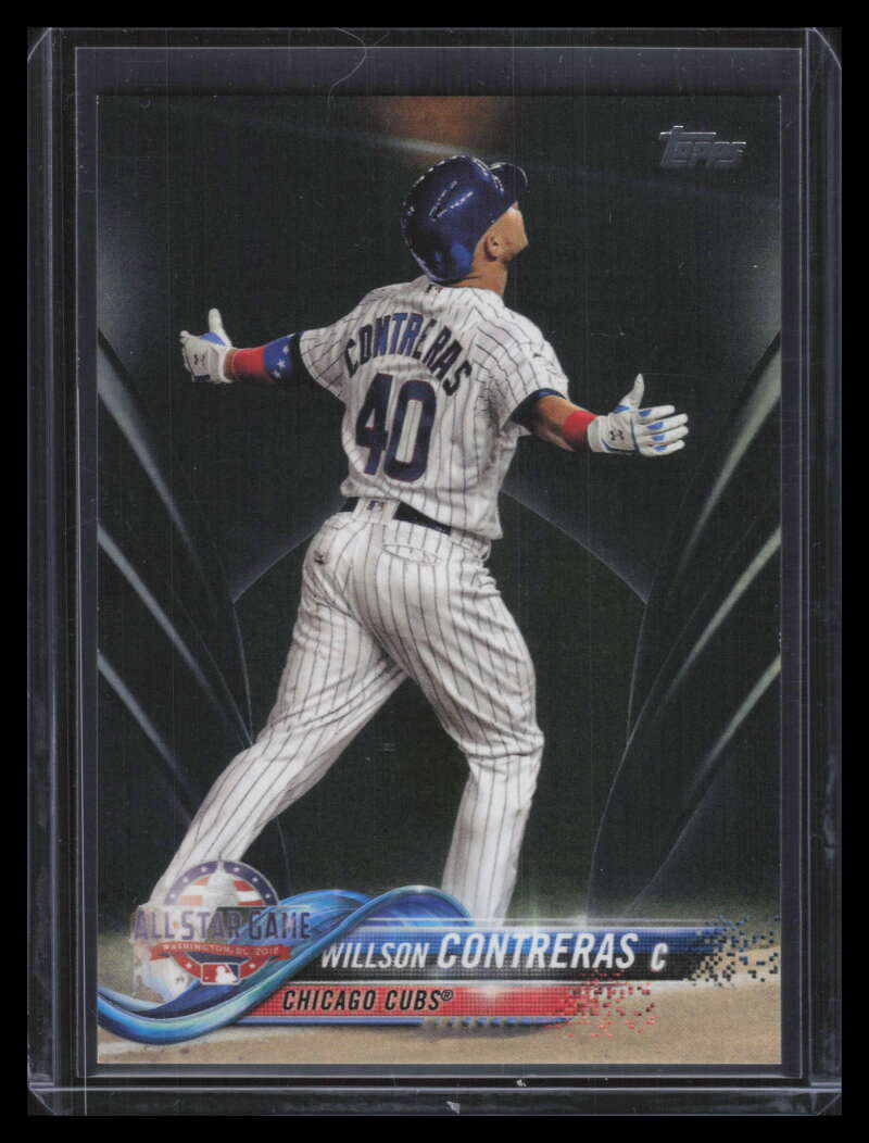 2018 Topps Update Black us94 Willson Contreras AS 44/67 All-Star Game