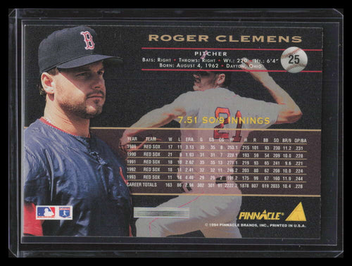 1994 Pinnacle Artist's Proofs 25 Roger Clemens /1000