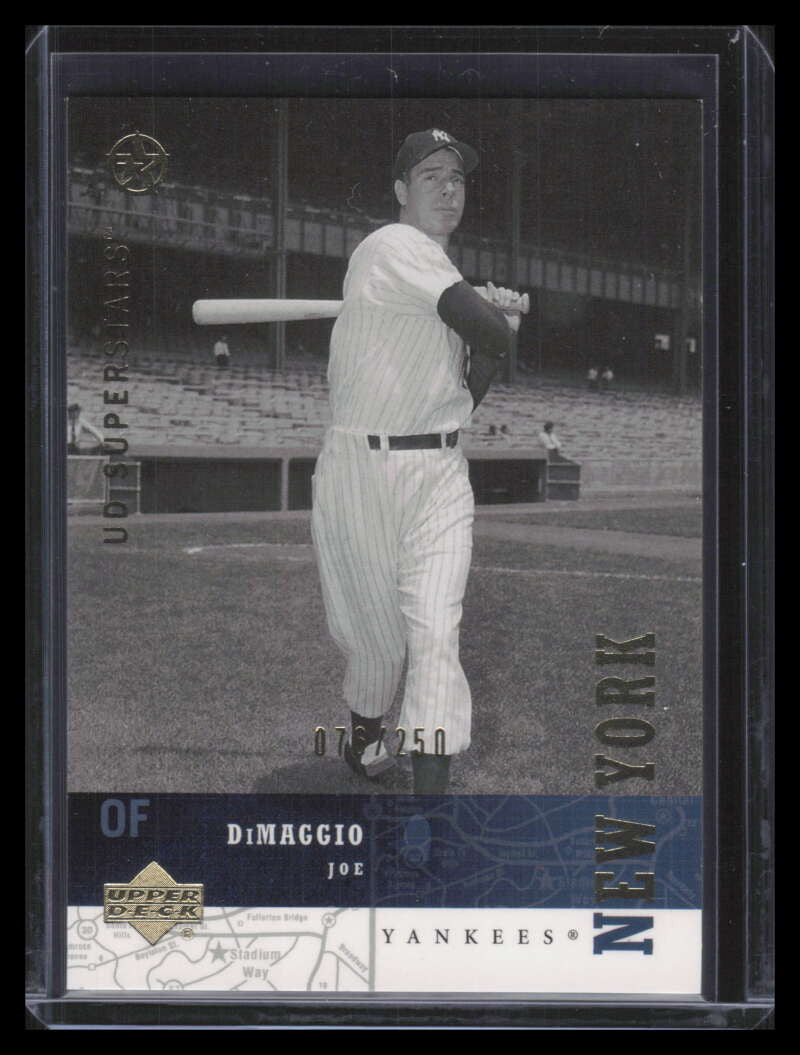 2002-03 UD SuperStars Gold 153 Joe DiMaggio 76/250