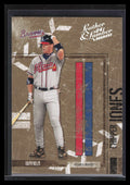 SOLD 155510 2004 Leather and Lumber Silver 13 Chipper Jones 34/100