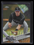 2017 Topps Chrome Gold Wave Refractor 178 DJ LeMahieu 8/50