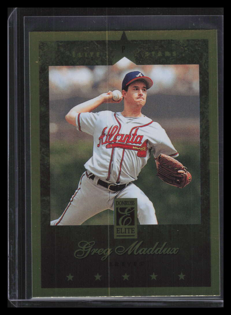1997 Donruss Elite Gold Stars 4 Greg Maddux