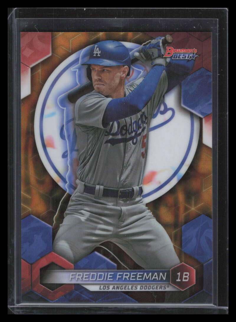 SOLD 155520 2023 Bowman's Best Gold Lava Refractor 55 Freddie Freeman 36/75
