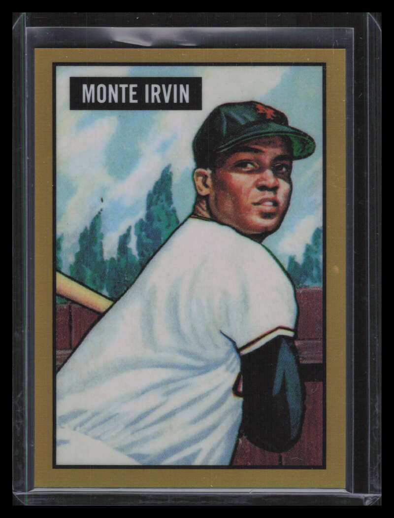 2017 Bowman Chrome '51 Bowman Gold Refractor 3 Monte Irvin 2/50