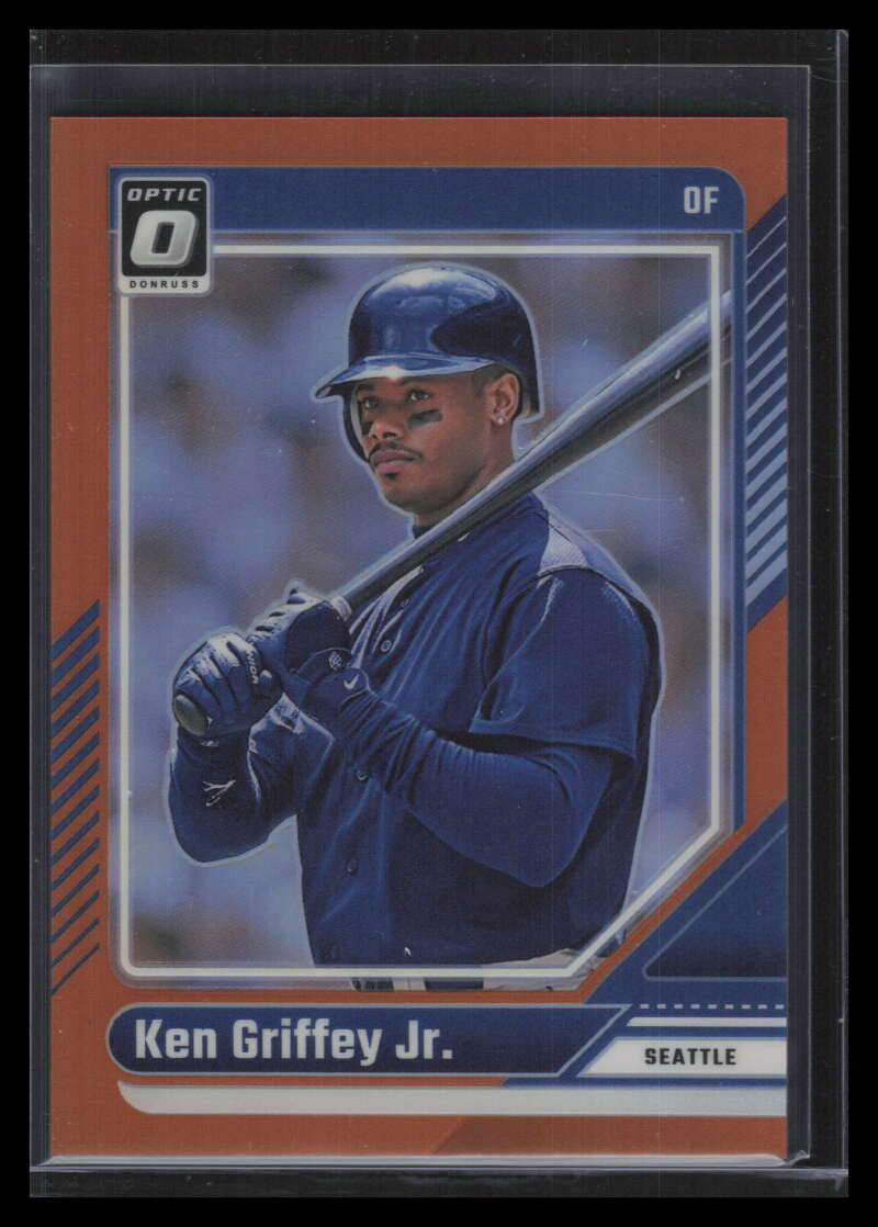 DELETE 155529 2024 Donruss Optic Orange Refractor 21 Ken Griffey Jr. 38/199