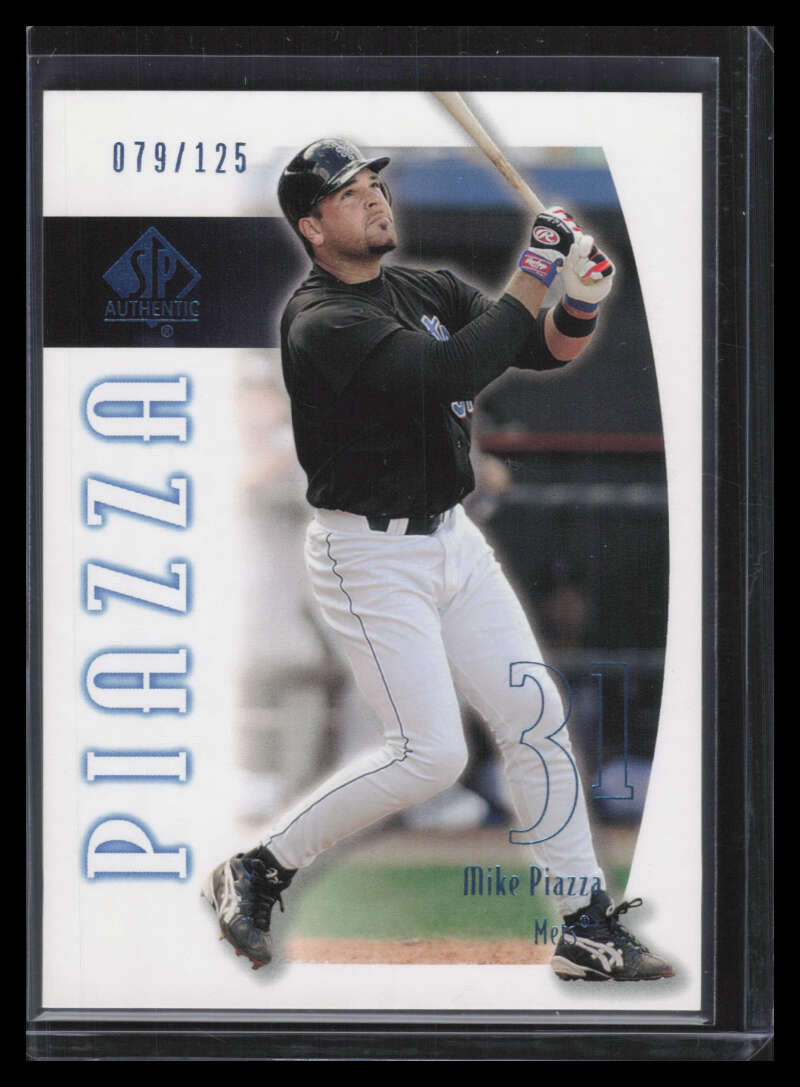 2002 SP Authentic Limited 77 Mike Piazza 79/125