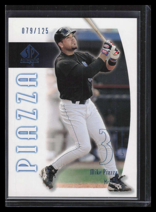 2002 SP Authentic Limited 77 Mike Piazza 79/125
