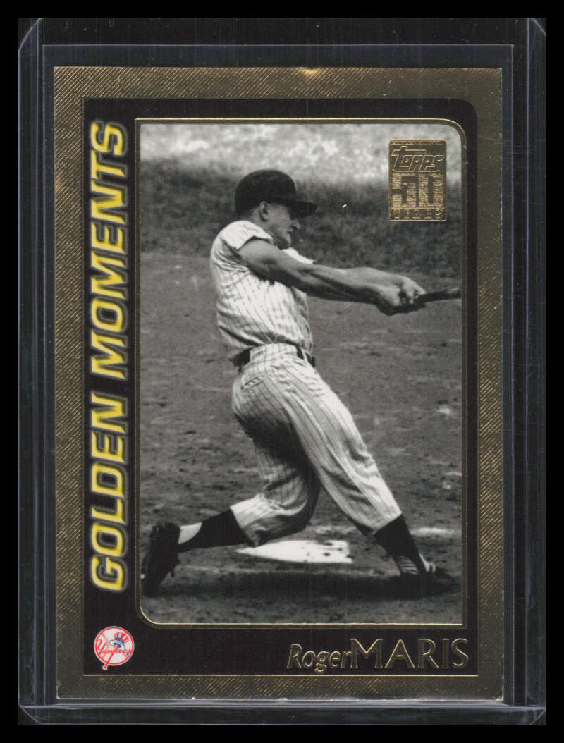2001 Topps Gold 383 Roger Maris GM 941/2001 Golden Moments