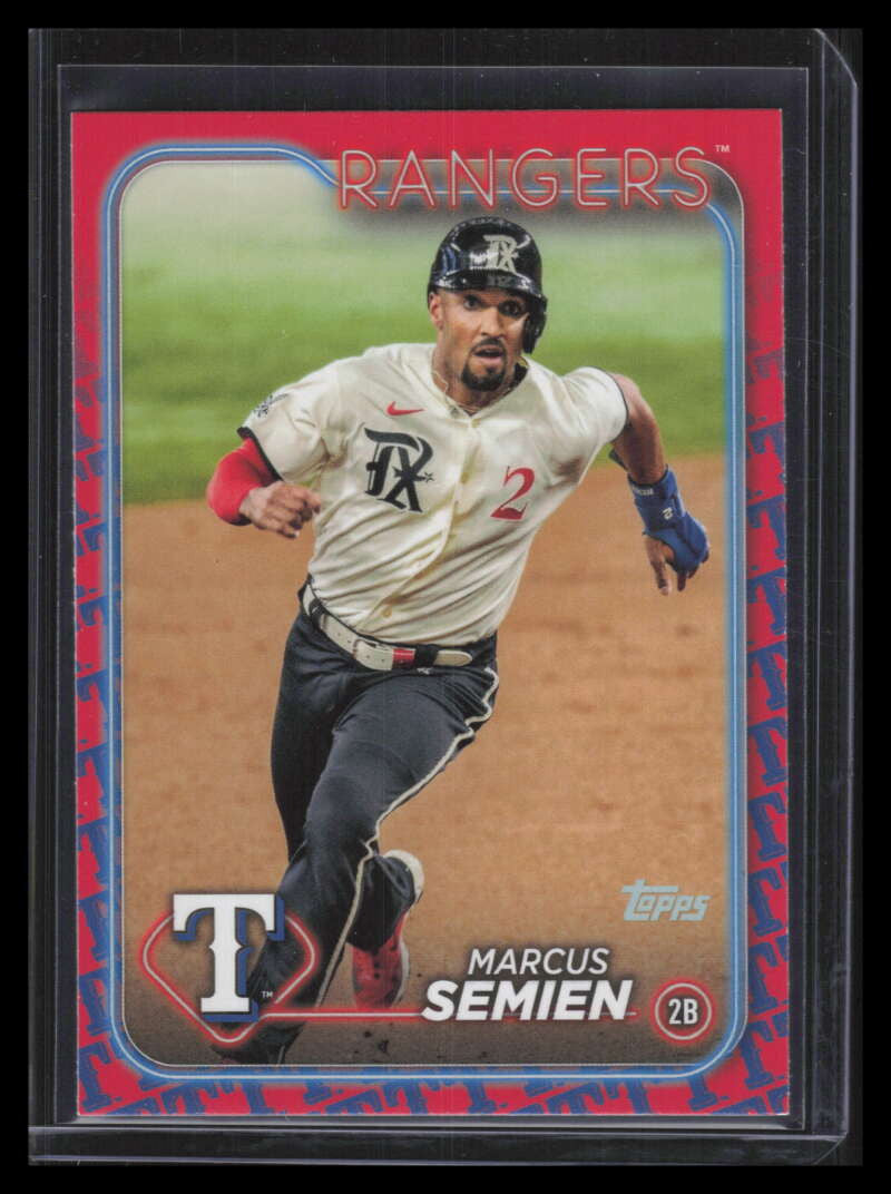 2024 Topps Team Color Border Variations 499 Marcus Semien