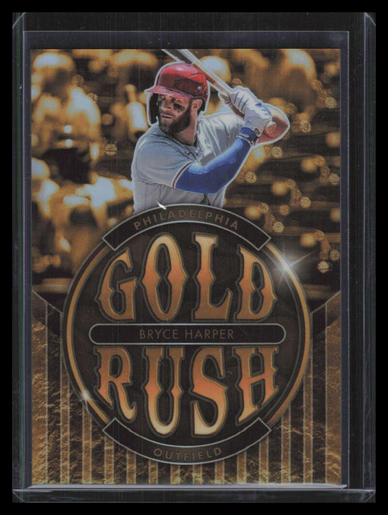 2022 Panini Chronicles Contenders Optic Gold Rush 4 Bryce Harper