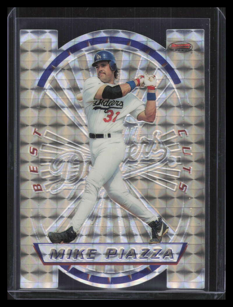 SOLD 155637 1996 Bowman's Best Cuts Atomic Refractor 9 Mike Piazza