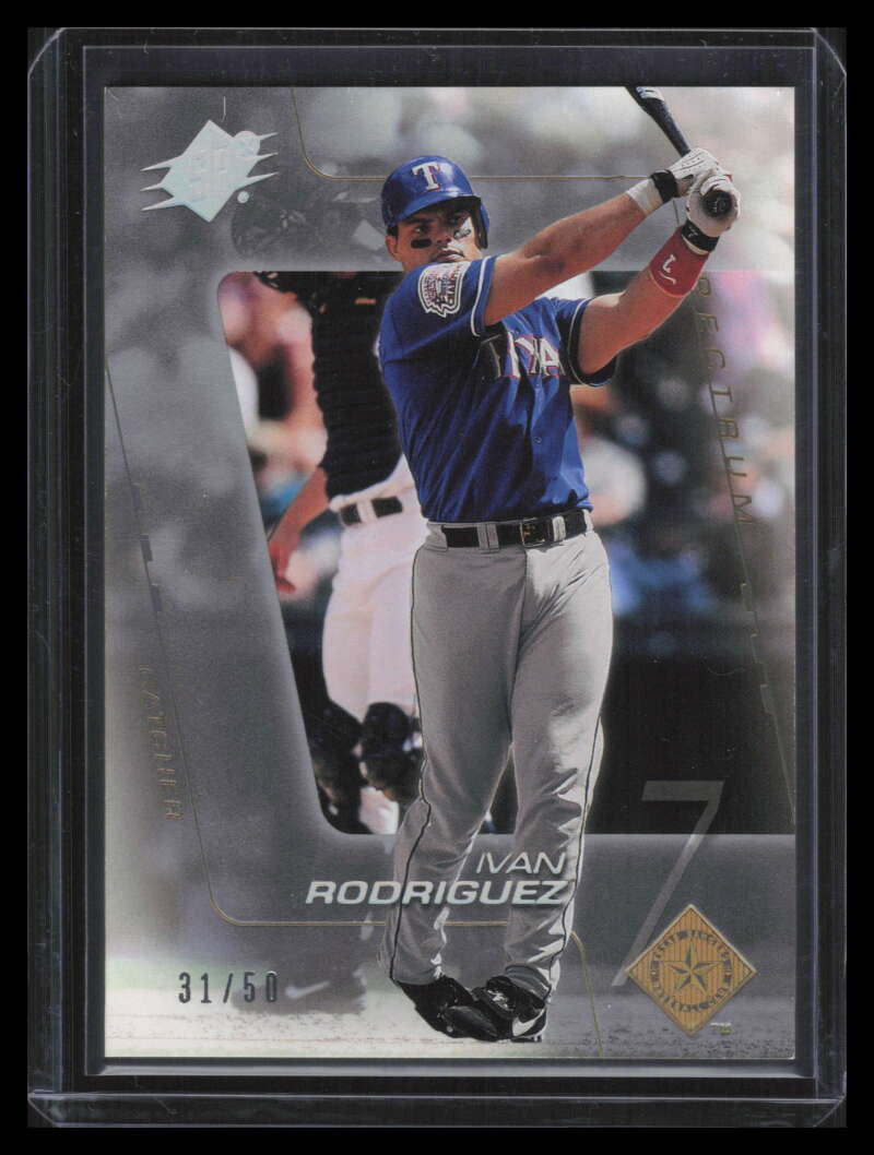 2001 SPx Spectrum 20 Ivan Rodriguez 31/50