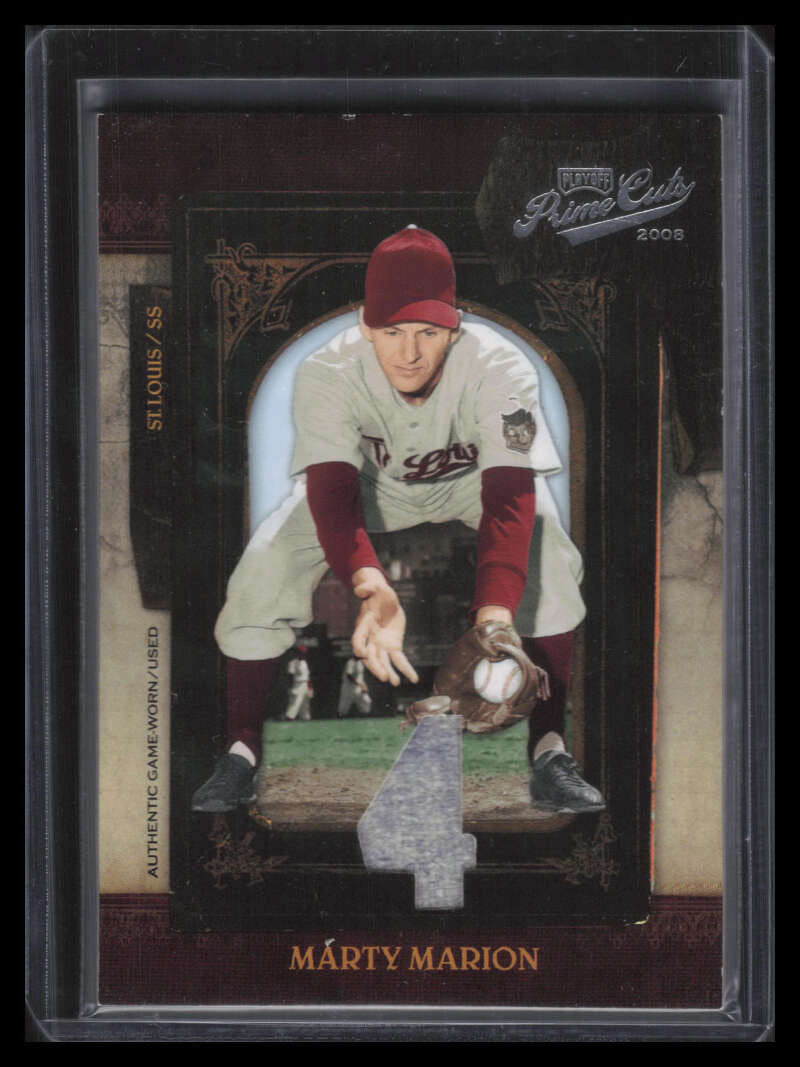 2008 Prime Cuts Jersey Number 60 Marty Marion Jersey 2/15