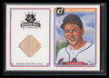 2003 Diamond Kings HOF Heroes Reprints Materials 3 Lou Boudreau Jersey 1/50