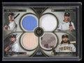 2024 Topps Museum Primary Pieces Rodriguez Tatis Soto Acuna Quad Bat Jersey 6/25