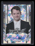 2021 Leaf Pop Century Metal Crystals Silver baew1 Elijah Wood Auto 1/25
