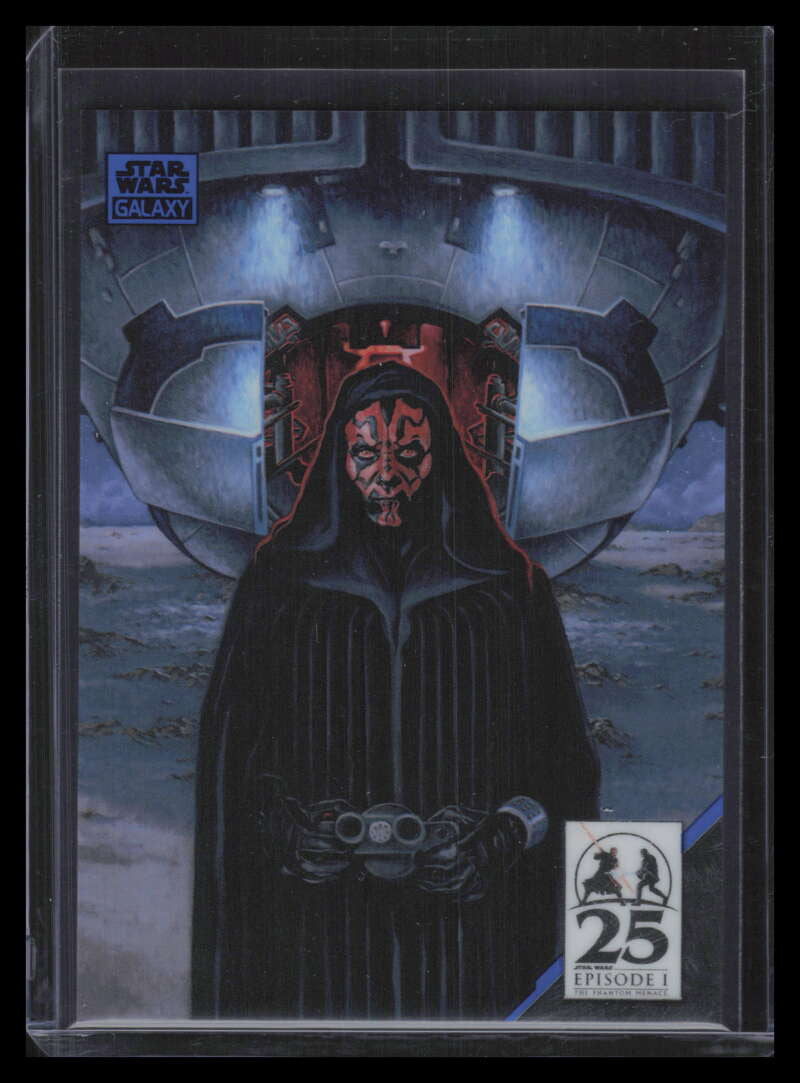 2024 Topps Chrome Star Wars Galaxy Art Blue Refractor am2 Sith Arrival 24/150