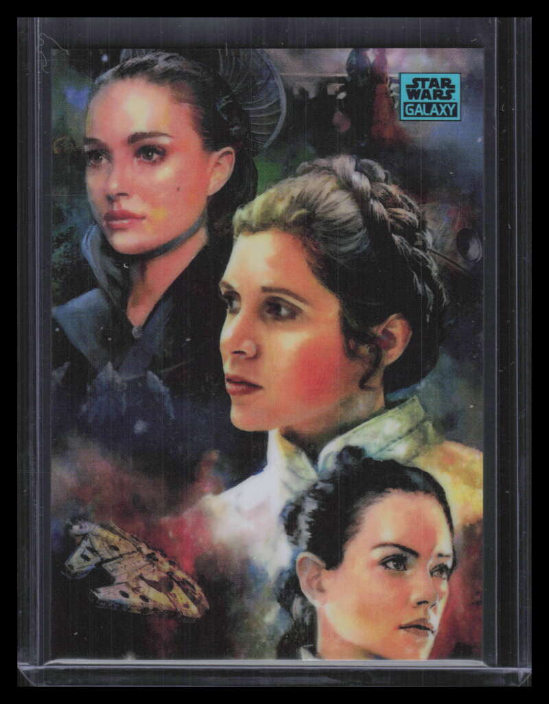 2024 Topps Chrome Star Wars Galaxy Aqua Refractor 47 The Legacy 61/199