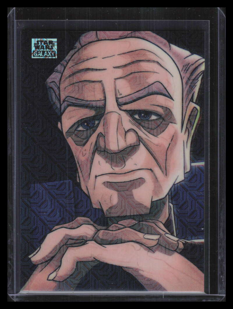 DELETE 155789 2024 Topps Chrome Star Wars Galaxy Art Sith Mojo Refractor as1 Palpatine 40/50