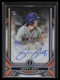 2023 Topps Tribute League Inauguration Autographs Brett Baty Rookie Auto 37/99