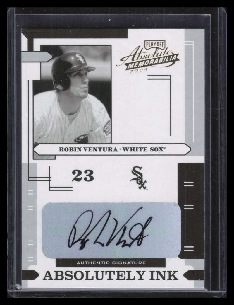 2004 Absolute Memorabilia Absolutely Ink ai104 Robin Ventura Auto 79/100