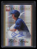 2012 Elite Extra Edition Series Signatures 9 Corey Seager Rookie Auto 91/150