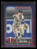 2024 Topps Team Color Border Variations 596 Edouard Julien