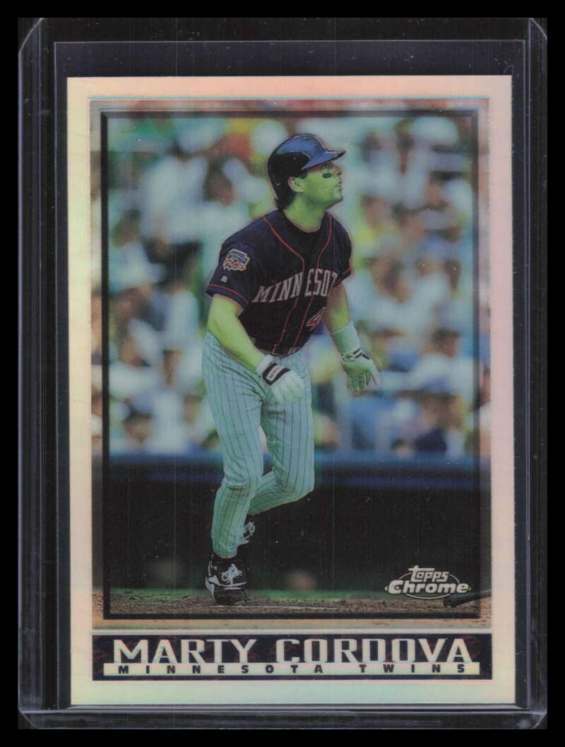1998 Topps Chrome Refractor 375 Marty Cordova