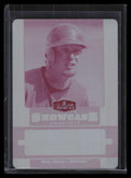 2006 Flair Showcase Signatures Printing Plate Magenta MK Mark Kotsay 1/1