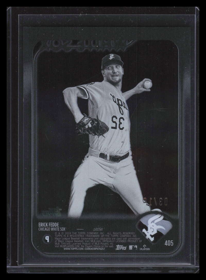 2024 Topps Clear 405 Erick Fedde 3/10