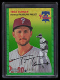 2023 Topps Chrome Platinum Anniversary Green Wave Refractor Trea Turner 69/99