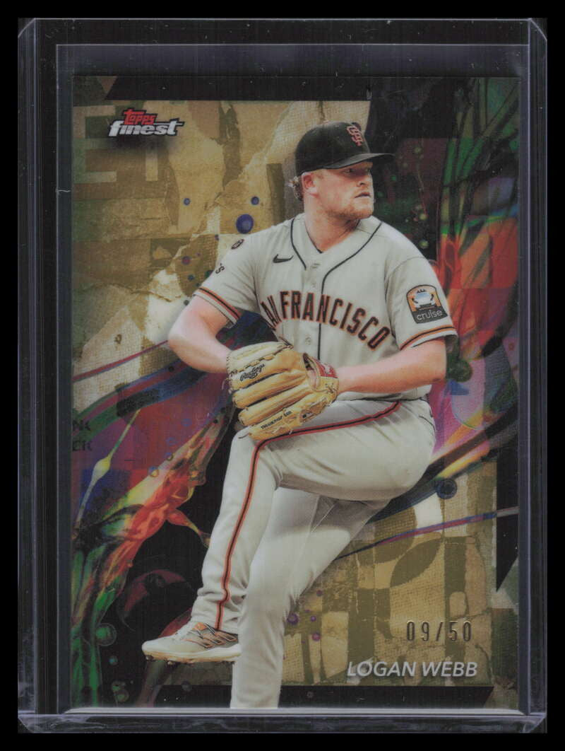 2024 Finest Gold Refractor 85 Logan Webb 9/50