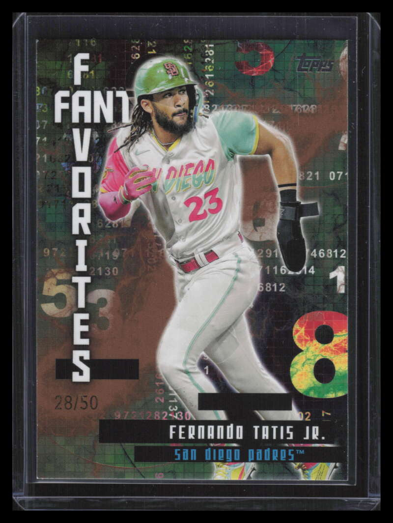 2024 Topps Fantasy Favorites Gold ff7 Fernando Tatis Jr. 28/50