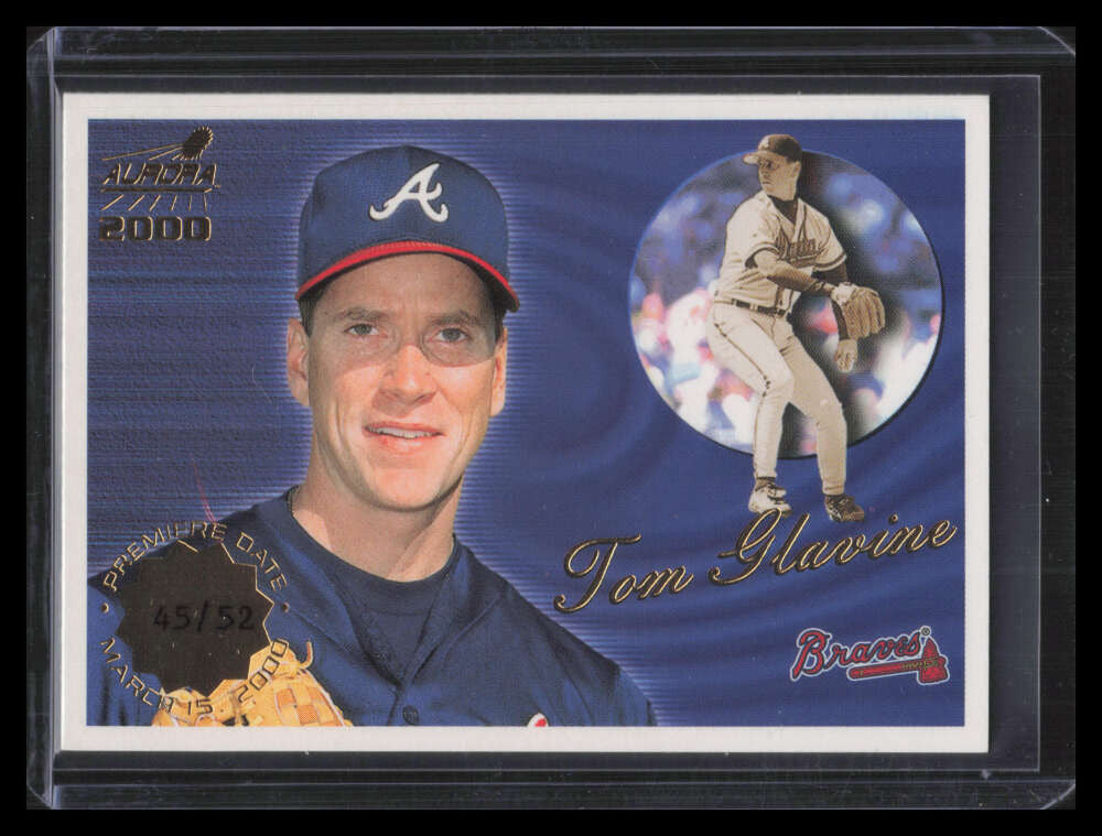 2000 Aurora Premiere Date 10 Tom Glavine 45/52